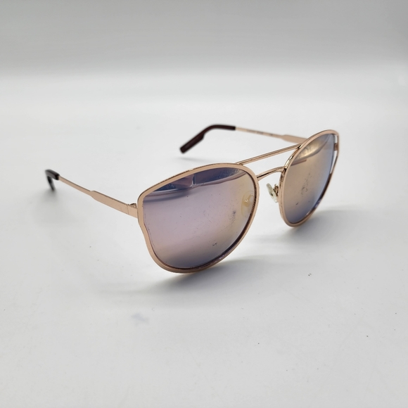 Quay Multi Colour Mirror Len Gold Tone Oversized Sunglasses - Picture 2 of 16